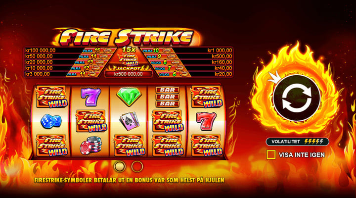 Pragmatic Play Fire Strike slot funktioner